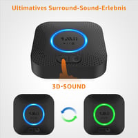1Mii B06 Plus Bluetooth HiFi Vevő - Vezeték Nélküli Audio Adapter aptX HD/Adaptive Bluetooth 5.3 Technológiával, 3D Surround Hangzással, 50m 5