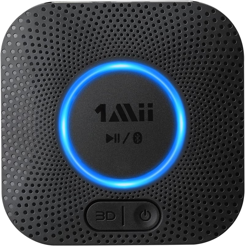 1Mii B06 Plus Bluetooth HiFi Vevő - Vezeték Nélküli Audio Adapter aptX HD/Adaptive Bluetooth 5.3 Technológiával, 3D Surround Hangzással, 50m