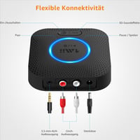 1Mii B06 Plus Bluetooth HiFi Vevő - Vezeték Nélküli Audio Adapter aptX HD/Adaptive Bluetooth 5.3 Technológiával, 3D Surround Hangzással, 50m 4