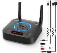 1Mii B06Pro Bluetooth vevő 60m hatótávval - HiFi 3D hangzás, optikai/AUX/koaxiális csatlakozás, hangerőszabályzás, kék 1