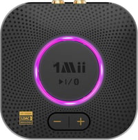 1Mii B06S Plus Bluetooth 5.3 HiFi audió vevő LDAC aptX HD és LL RCA és 3,5 mm jack hangerőszabállyal sztereó hangszóróhoz és erősítőhöz 1