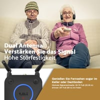 1Mii B06TX Bluetooth 5.2 adó TV-hez aptX HD és alacsony késleltetéssel, 2 fejhallgatóhoz 5