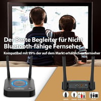 1Mii B06TX Bluetooth 5.3 TV adó - aptX Low Latency, optikai/koaxiális/3,5 mm, hangerőszabályzó 6