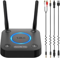 1Mii B06TX Bluetooth 5.3 TV adó - aptX Low Latency, optikai/koaxiális/3,5 mm, hangerőszabályzó 1