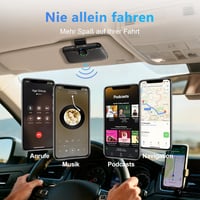 1Mii CarEcho MK02 Bluetooth autós kihangosító, 5W hangszóró, 35 órás akkumulátor 8