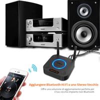 1Mii Bluetooth 5.3 HiFi vevő hanglejátszó adapter hangerőszabállyal Optikai Koaxiális AUX RCA aptX alacsony késleltetés 60m erősítőhöz 7