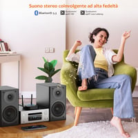 1Mii Bluetooth 5.3 HiFi vevő hanglejátszó adapter hangerőszabállyal Optikai Koaxiális AUX RCA aptX alacsony késleltetés 60m erősítőhöz 2