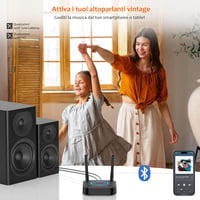 1Mii Bluetooth 5.3 HiFi vevő hanglejátszó adapter hangerőszabállyal Optikai Koaxiális AUX RCA aptX alacsony késleltetés 60m erősítőhöz 4
