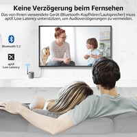 1Mii DS70 Bluetooth audio adó TV-hez vezeték nélküli fejhallgatóhoz aptX HD 2