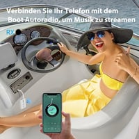 1Mii ML300 Bluetooth 5.3 Adapter Két Fejhallgatóhoz, aptX Low Latency, 3.5mm Jack Splitter 6