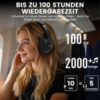 1Mii Y8+ Bluetooth slúchadlá s potlačením hluku, LDAC Hi-Res Audio, 75 hodín výdrže batérie, skladacie, cez uši (Over-Ear), čierne 5