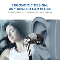 1MORE E1001 Triple Driver Fülhallgató - Ezüst, Zajszűrős, 20Hz-20kHz, Lecsatolható Kábel, 3,5mm Jack, Utazáshoz és Edzéshez 2