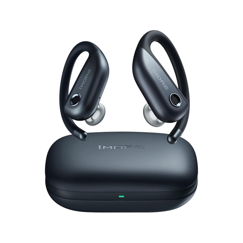 Căști Bluetooth Open-Ear 1MORE Fit S50 - Autonomie 38 Ore, Impermeabilitate IPX7, Confortabile pentru Alergare, Antrenamente și Utilizare Zilnică