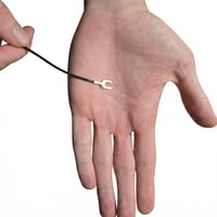 Uzemňovací kábel pre gramofón 1STec – sivý, 3 m 4