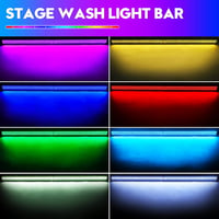 2 db U`King RGBW Fényvető - 336 LED-es Színpadi Világítás, DMX512 Vezérlés, Stroboszkóp Effekt, Disco Fénysor Bulikhoz, Esküvőkre,  4