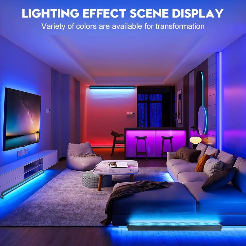 2 db U`King RGBW Fényvető - 336 LED-es Színpadi Világítás, DMX512 Vezérlés, Stroboszkóp Effekt, Disco Fénysor Bulikhoz, Esküvőkre, 