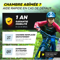 Duša na bicykel Alphatrail AirFusion 20 palcov 20 x 1,75-2,40 ventil Schrader 40 mm ETRTO 40-62-406 pre BMX, skladací bicykel a detský bicykel, 2 ks 3