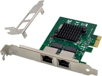 Dual-Port Gigabit Ethernet PCIe hálózati kártya BCM5720 chippel, Windows és Linux szerverekhez 1