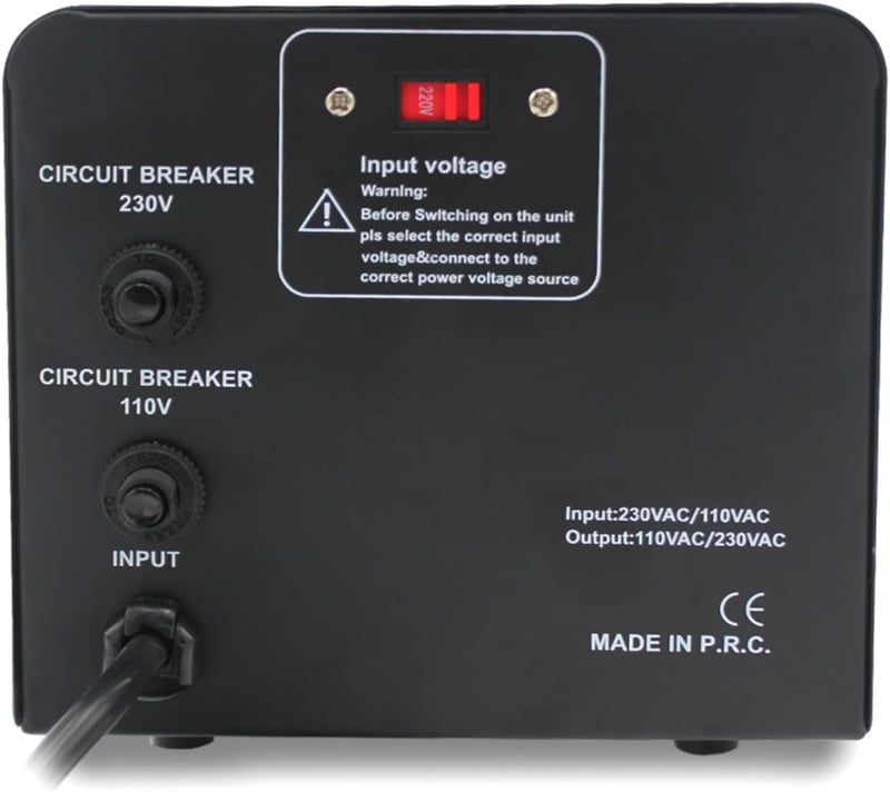 2000VA Feszültségátalakító 220V/110V Transzformátor