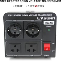 2000VA Feszültségátalakító 220V/110V Transzformátor 5