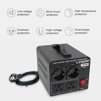 2000VA Feszültségátalakító 220V/110V Transzformátor 6