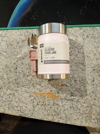 Stanley Classic Legendary ételtermosz 400 ml Rose Quartz színben kanállal, törött — törött kanáltartó nélkül (állapot: lásd a 2. képet) 2