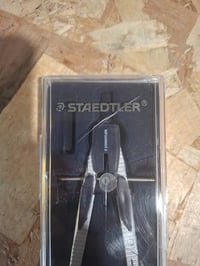 STAEDTLER 553 01 Professzionális Körző Nyomógombos Mechanizmussal, Univerzális Adapterrel, Ø 360 — repedt tok (állapot: lásd a 2. képet) 3