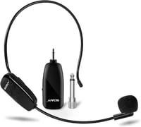 SOAIY 2in1 UHF vezeték nélküli headset mikrofon, 50m hatótáv, karaoke és konferencia használatra 1