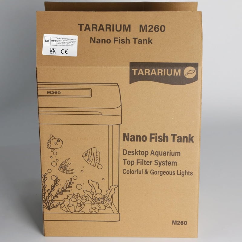 Nano akvárium szett 7,5L - Öntisztító szűrő, LED világítás, Betta halaknak
