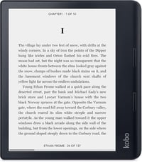 Kobo Sage E-könyv Olvasó - 8" HD Érintőkijelző, Vízálló, 32GB, Állítható Fényerő, Kék Fény Szűrő, Bluetooth, WiFi, E Ink Carta Technológia 1
