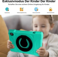 AOCWEI X700 10" Gyerektablet Android 13 Rendszerrel, 12GB RAM, 128GB Tárhely, 512GB Bővíthető, 5G WiFi, Octa-Core, 6000mAh, Gyerekzár, Zöld  6