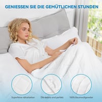 Autsel Súlyozott Takaró 9kg 155x220cm - 100% Pamut Nehéz Takaró Felnőtteknek, Stresszoldó Alvássegítő Relaxációs Paplan Üveggyöngyökkel, Hip 4