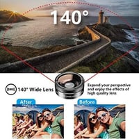 Apexel 6 az 1-ben okostelefon kamera lencse szett iPhone és Samsung készülékekhez 4