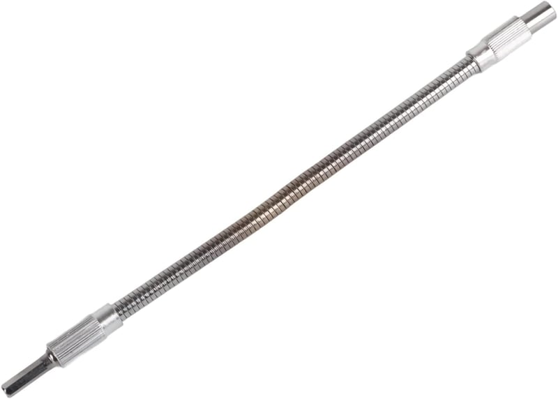 Hilitand 300 mm Mágneses Flexibilis Csavarbehajtó Toldat - 1/4" Hatszögletű Bitbefogó, 300° Hajlítható Fém Hosszabbító Nehezen Elérhető Hely