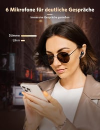 EarFun Air Pro 2 zajszűrős fülhallgató, 6 mikrofon, HiFi hang, mély basszus, applikációval 4
