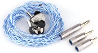 TANGZU Wu HeyDay HiFi fülhallgató - 14,5 mm-es síkmembrános, CNC alumínium ház, leválasztható ezüstözött kábel 5