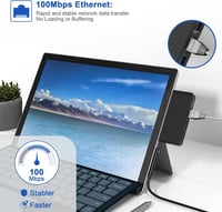 Yeemie Pro Surface Pro 8 Dokkoló - 4K HDMI, Ethernet, USB és TF Kártyaolvasó 4