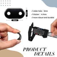 Photect Időjárásálló Rögzítő Készlet - 100 Fekete PVC Kapocs és 100 Kiegészítő Elem Kerítésekhez, Kerti Elválasztókhoz, Kábelkötegelőkkel 3