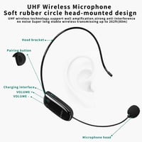 SHIDU Hordozható Hangosító Bluetooth Hangszóróval és UHF Vezeték Nélküli Mikrofonnal - 10W, 1800mAh, MP3 Lejátszás Tanároknak, Idegenvezetőknek 5