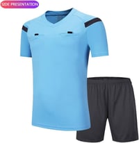Adidas Kék Játékvezetői Mez Férfi S-es Poliészter Rövid Ujjú - Bontott 2