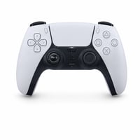 Bezdrôtový ovládač Sony DualSense pre PS5 v bielej farbe, používaný — Ľavá páčka má silný drift (stav: pozri 2. obrázok) 1