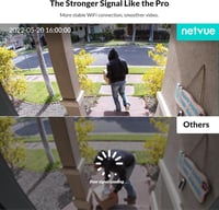 NETVUE WiFi Kültéri Biztonsági Kamera - FHD, Színes Éjjellátás, Mozgásérzékelés 5