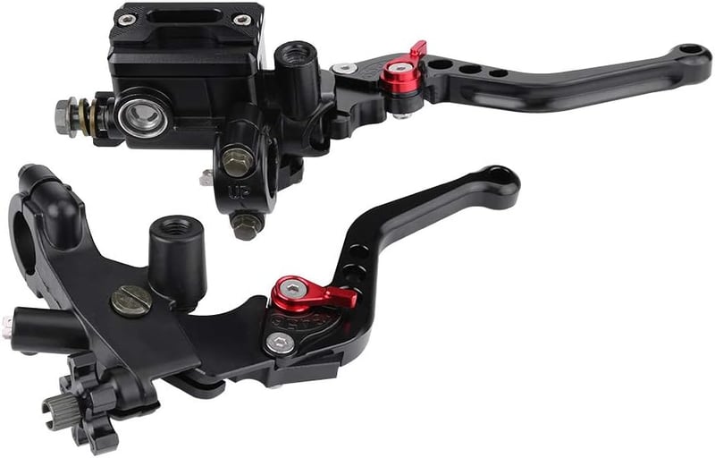Keenso 7/8" hidraulikus fék- és kuplungkar szett motorkerékpárhoz