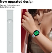Samsung Galaxy Watch 3 Felhős Szürke Szilikon Sportszíj 4