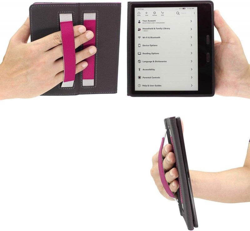 DBCOAST Rózsaszín E-Reader Tok 10. és 9. Generációs Kindle-hez, Automata Alvás Funkcióval
