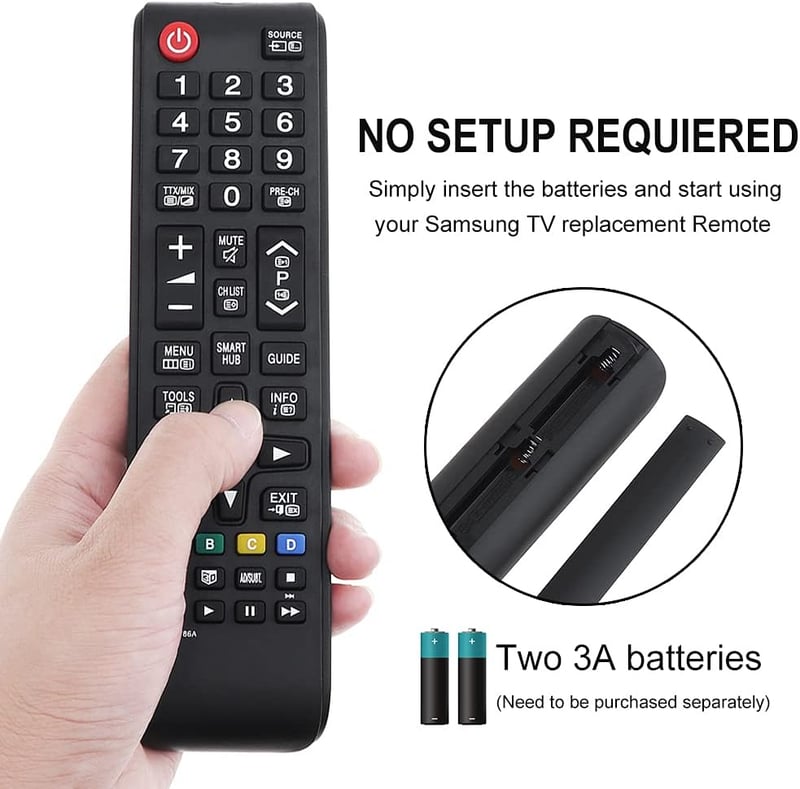 Samsung Smart TV távirányító - Univerzális AA59-00786A modell LCD, LED, HDTV és 3D készülékekhez