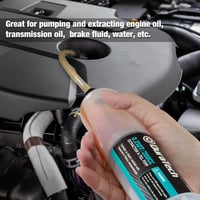 DURATECH Olajleszívó Pumpa 200ml - Kézi Szivattyú Szintjelzővel, 284mm Olajfeltöltő Szivattyú Motor-, Váltó-, Differenciálmű Olajhoz és Hűtő - 500 ml 8