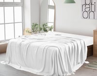 Utopia fehér mikroszálas lepedő 225x255 cm - puha, kefézett felületű 4