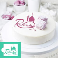 Ramadáni 6 darabos műanyag torta sablon szett muszlim mintákkal 7