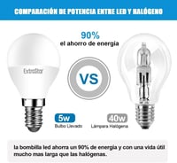 EXTRASTAR E14 LED izzó 5W, meleg fehér, újracsomagolt 4